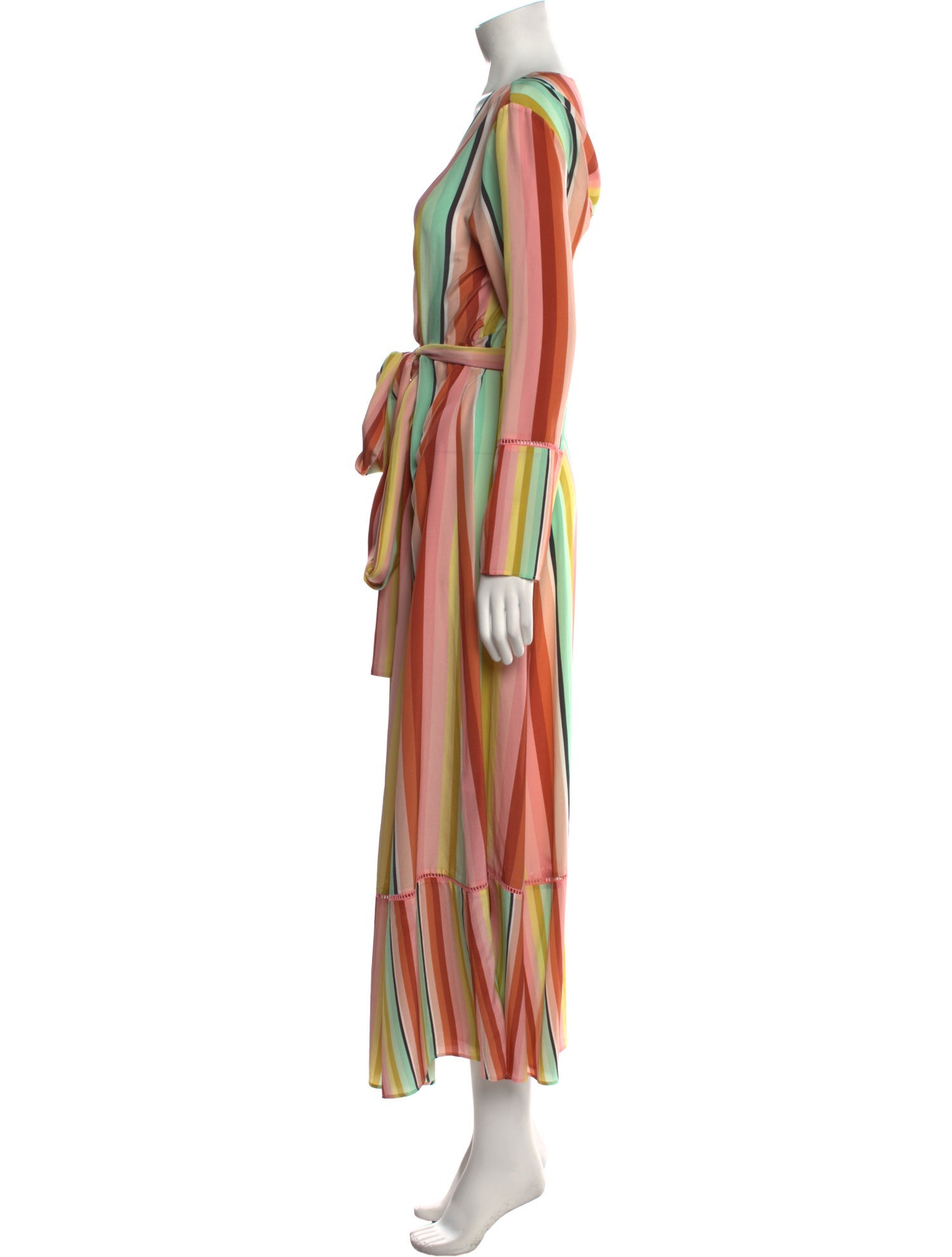 we are LEONE Silk Long Dress