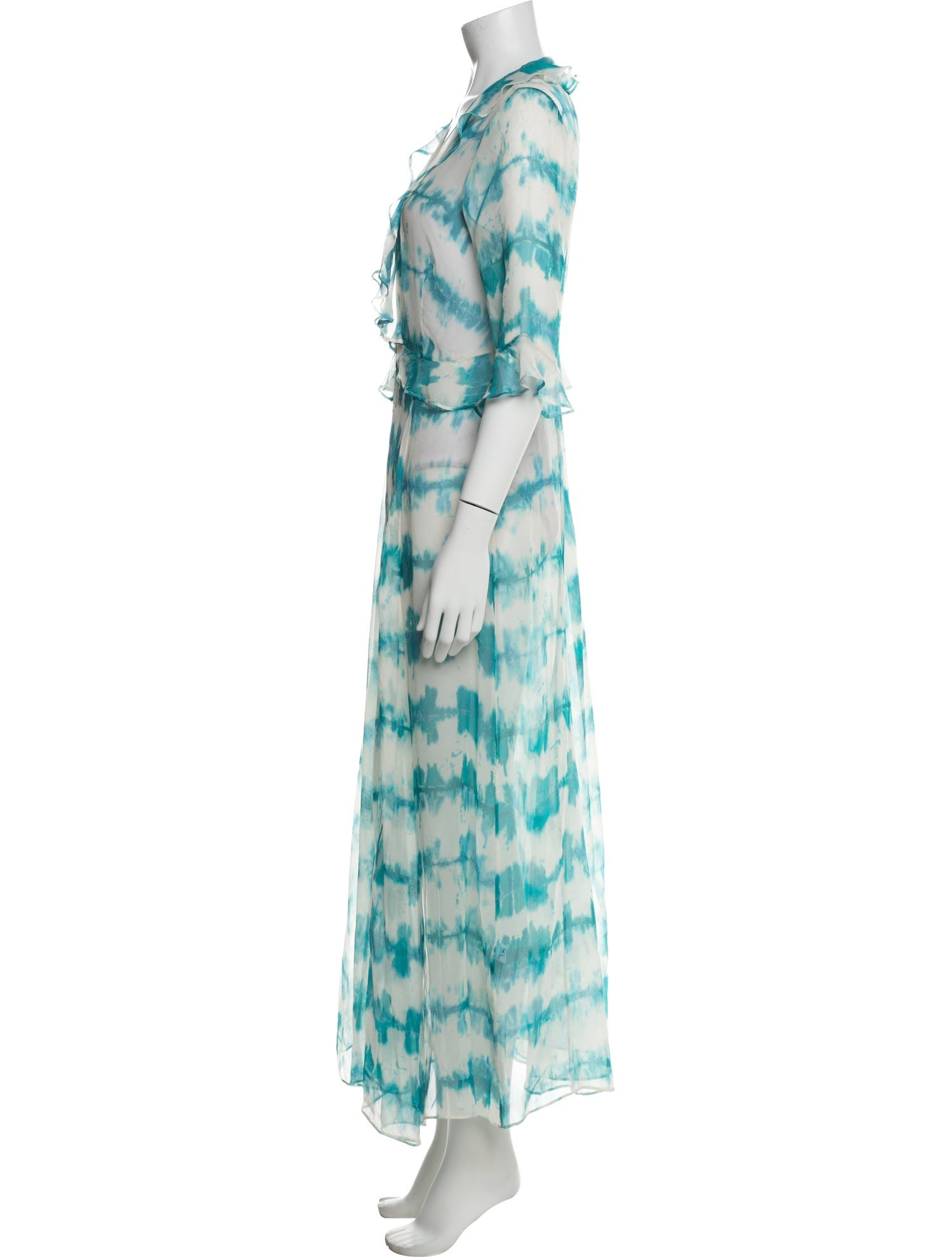 we are LEONE Tie-Dye Print Cover-Up