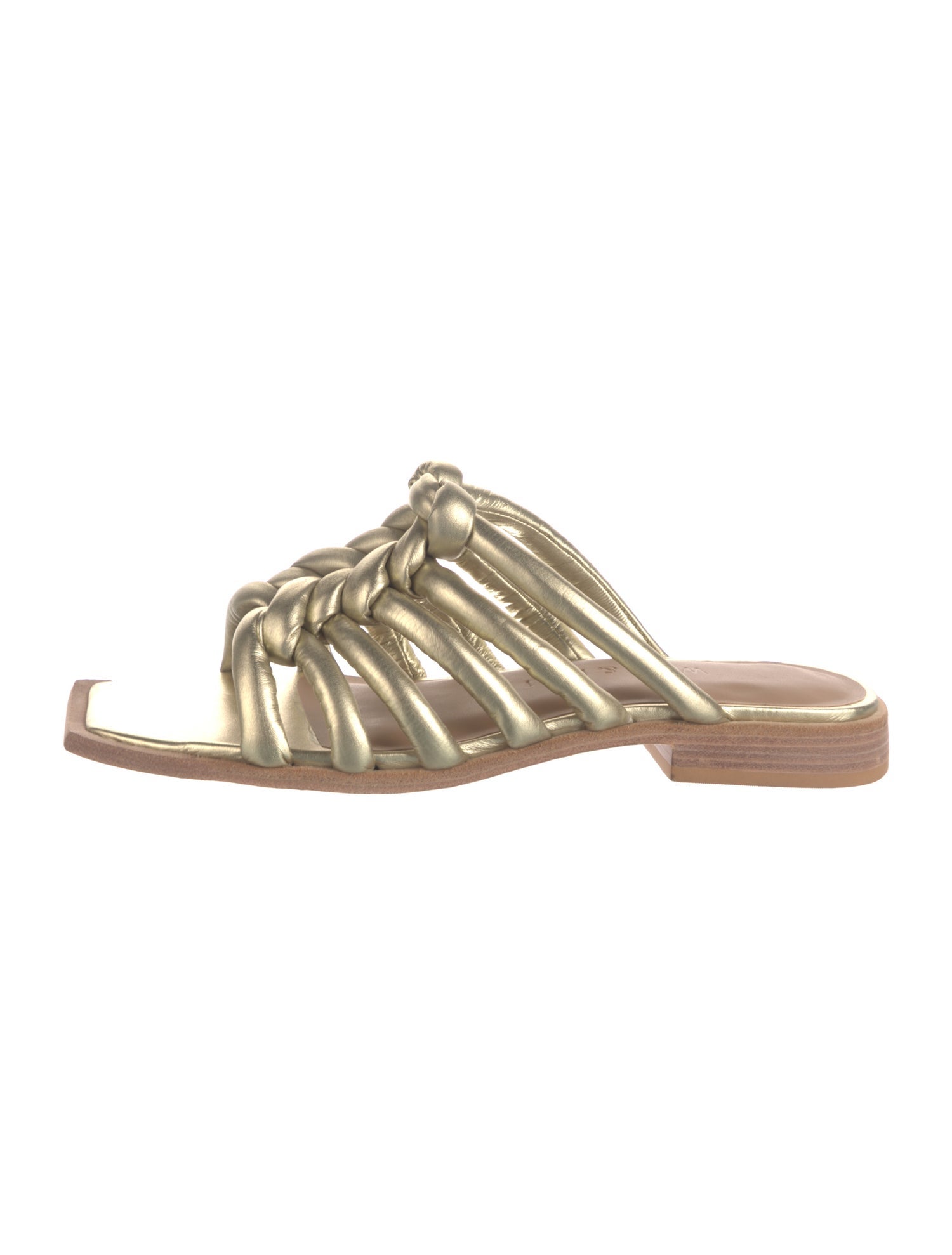 Wal & Pai Leather Braided Accents Sandals