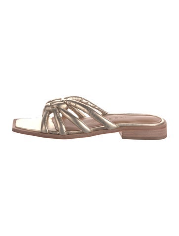Wal & Pai Sandals Leather Slides 10