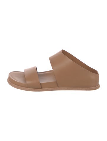 Wal & Pai Sandals Leather Slides 6.5