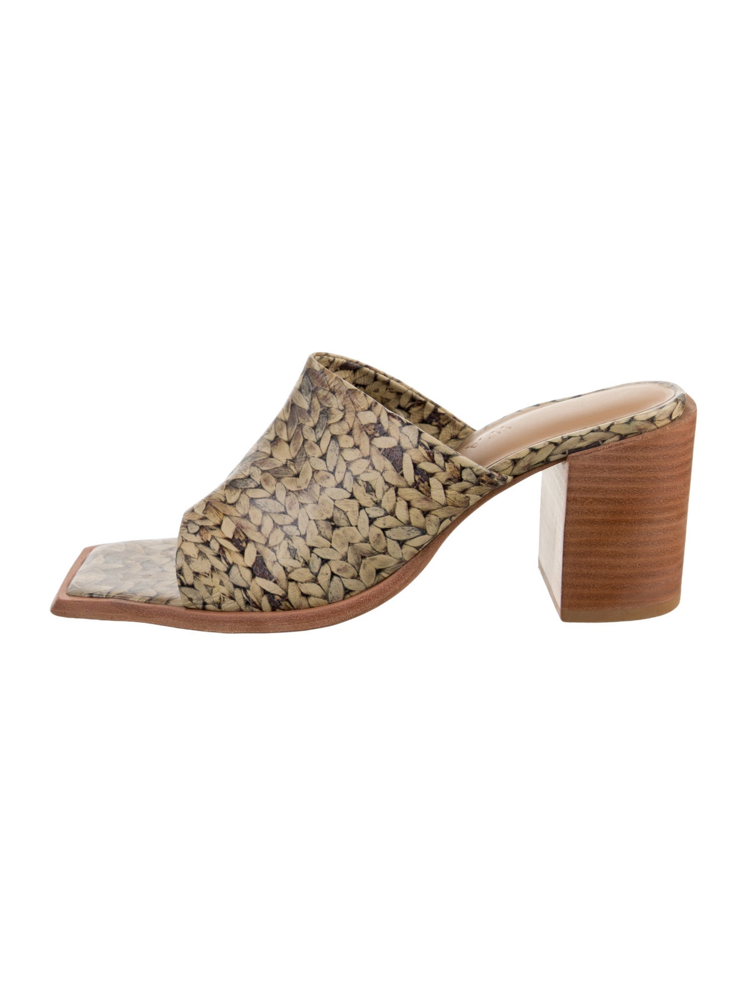 Wal & Pai Leather Printed Slides