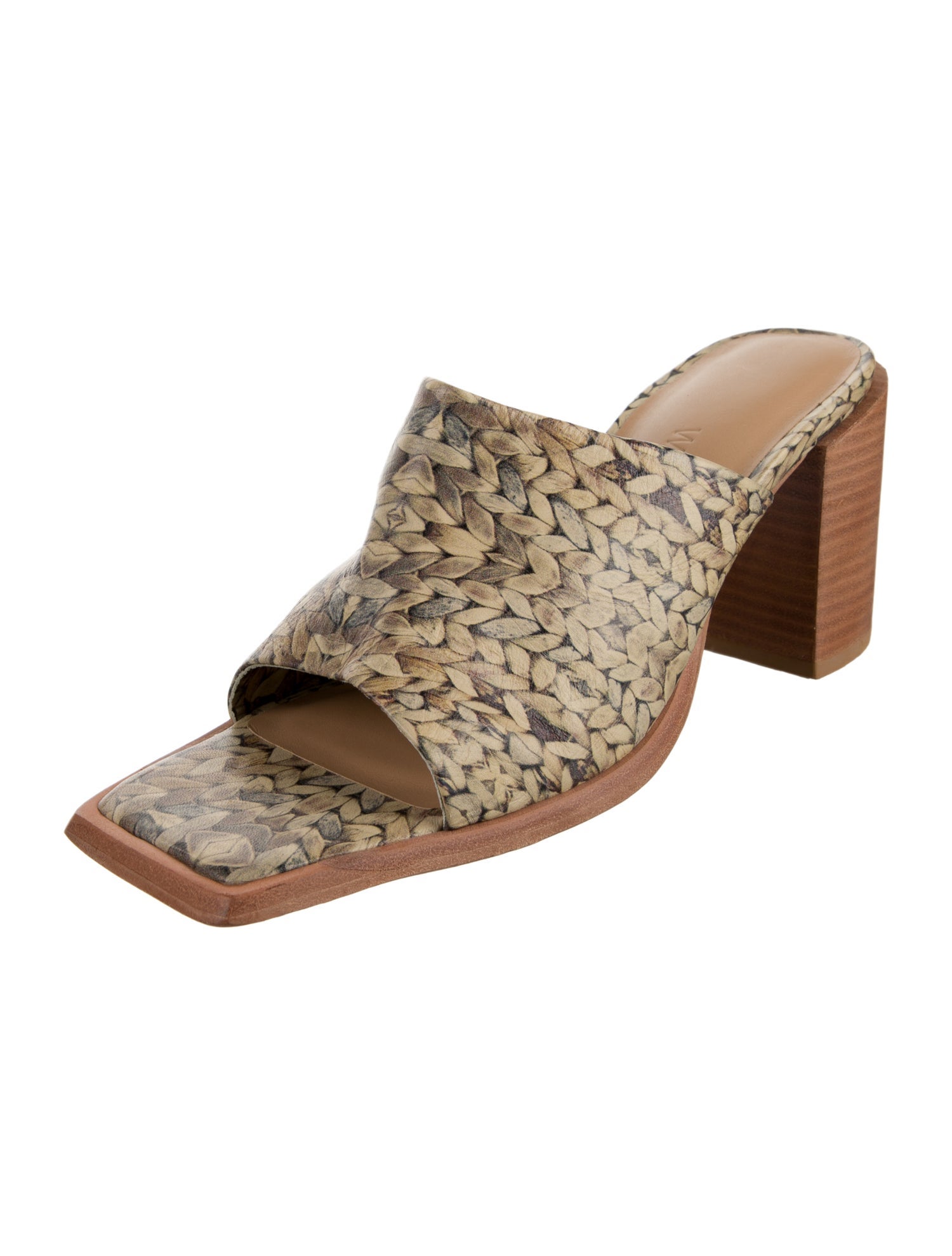 Wal & Pai Leather Printed Slides