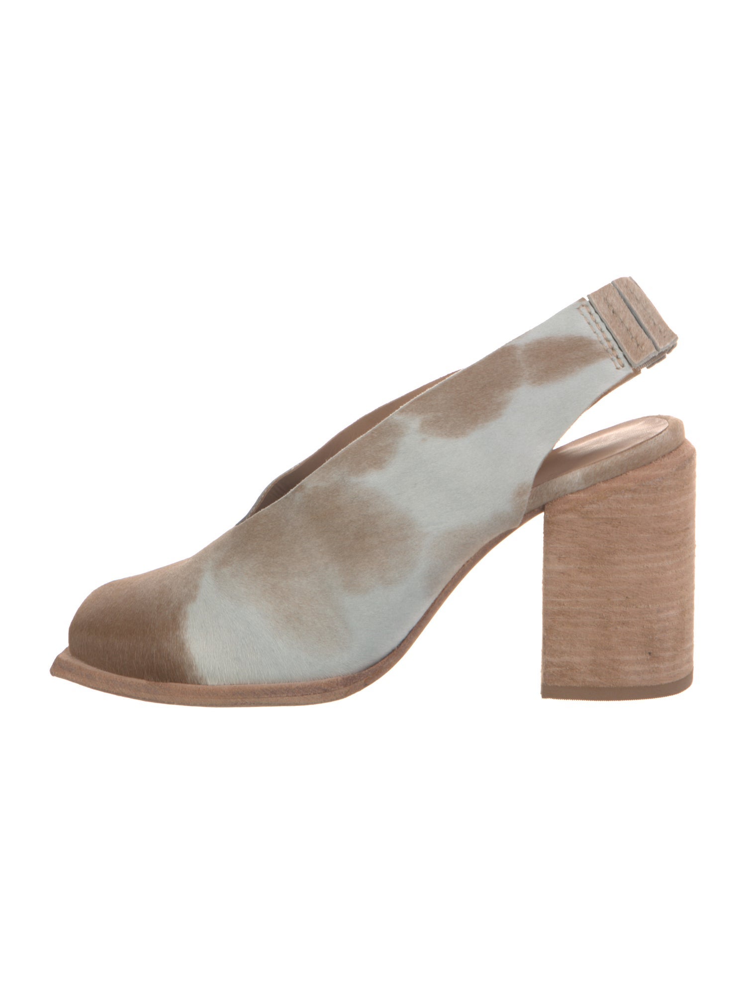 Wal & Pai Ponyhair Slingback Pumps