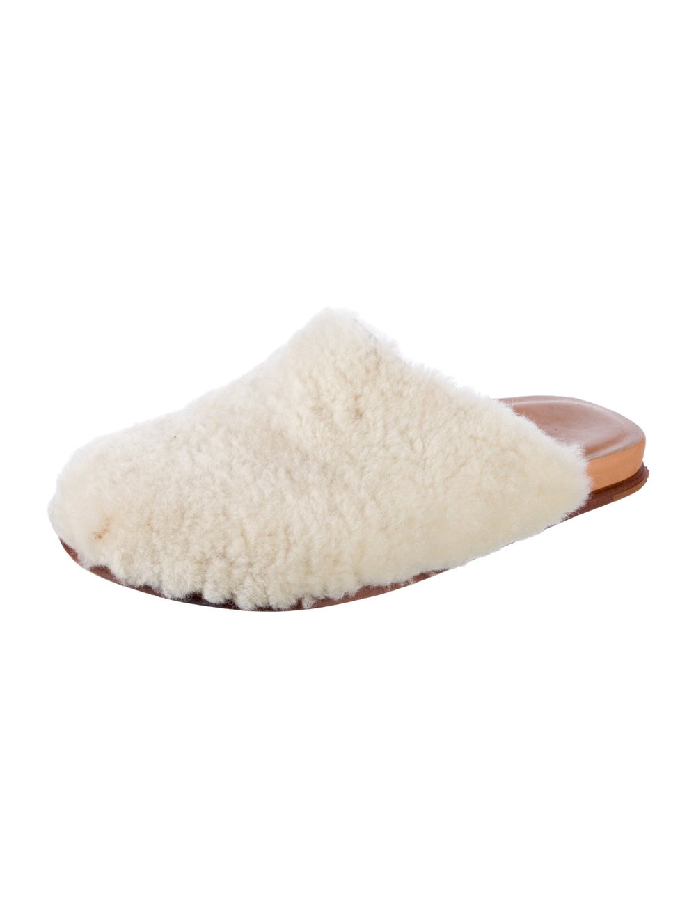 Wal & Pai Shearling Colorblock Pattern Mules - image 2