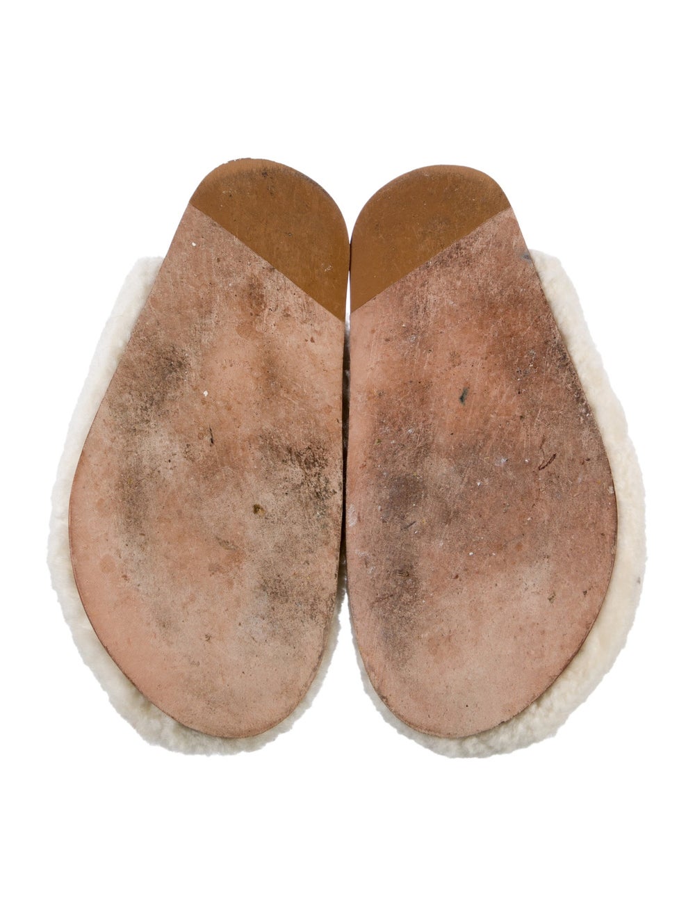 Wal & Pai Shearling Colorblock Pattern Mules - image 5