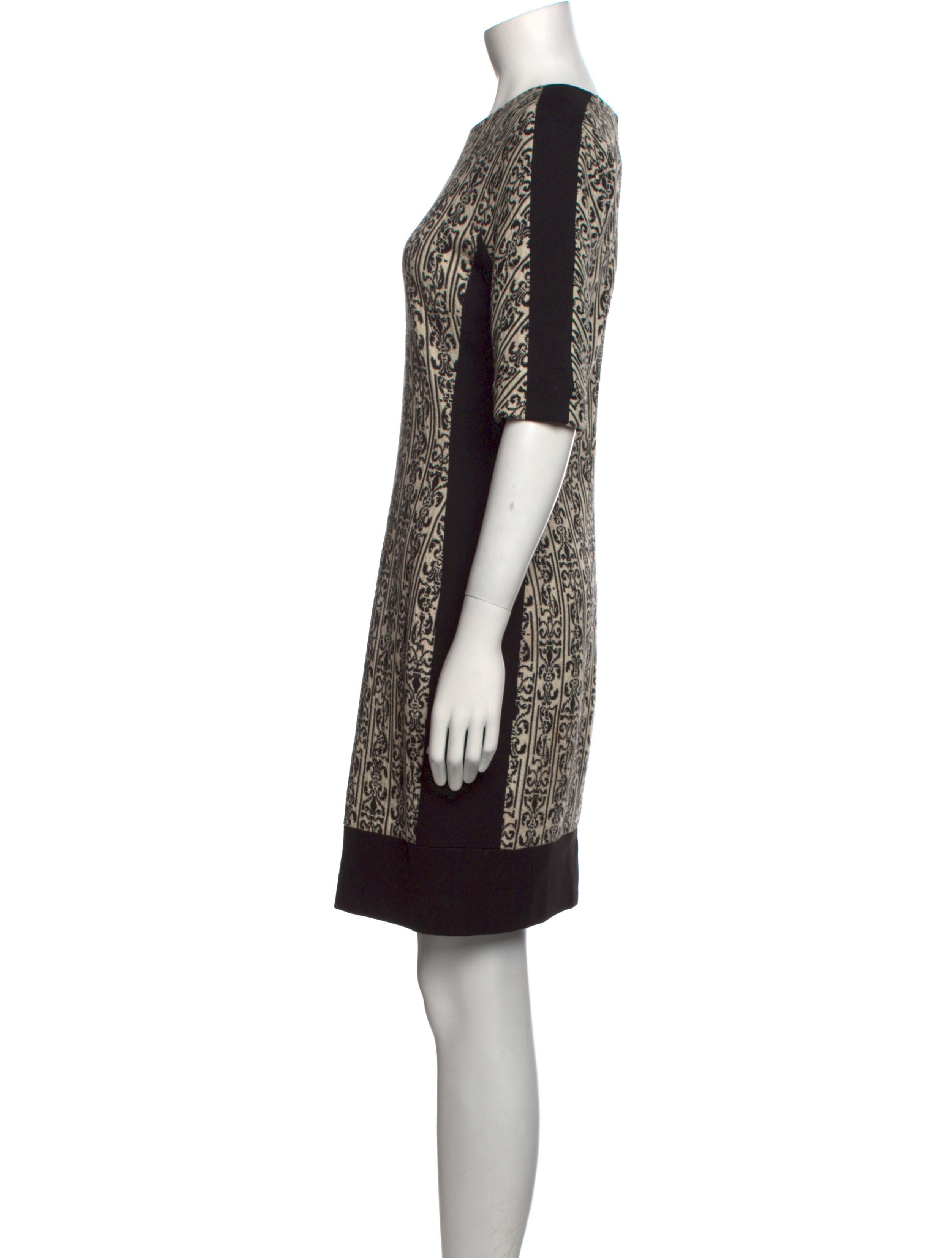 Walter Baker Bateau Neckline Mini Dress