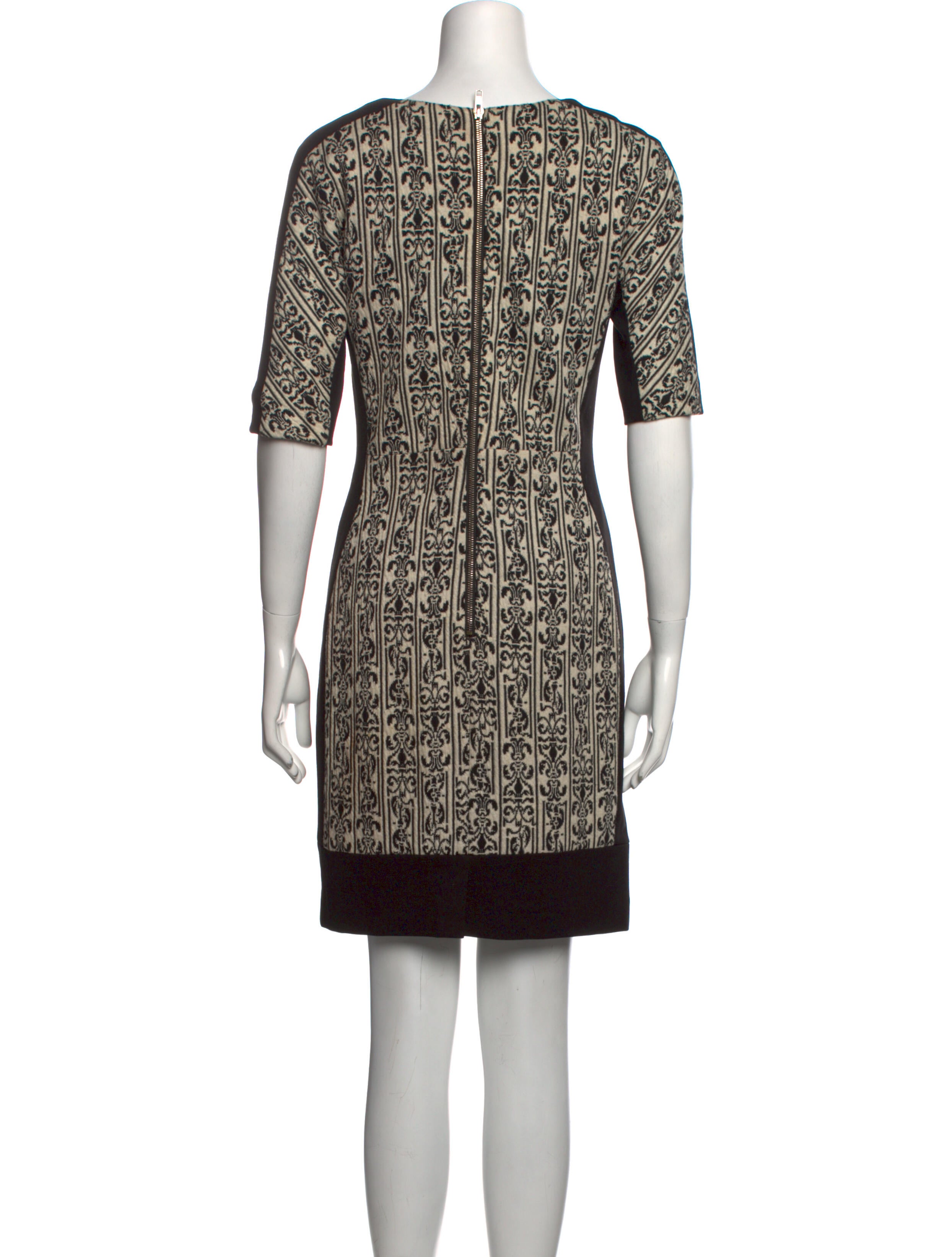 Walter Baker Bateau Neckline Mini Dress