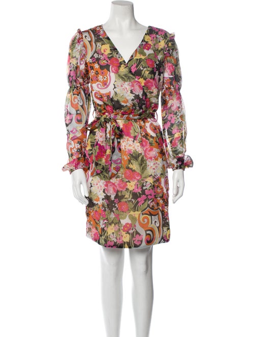 Walter Baker Floral Print Mini Dress