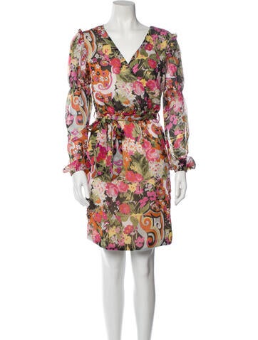 Walter Baker Dresses Floral Print Mini Dress S