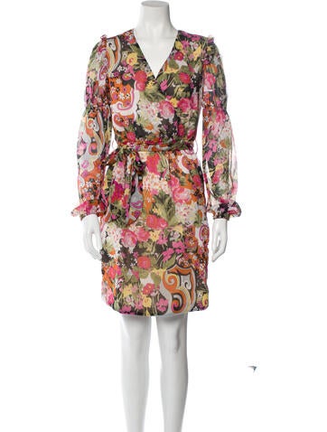 Walter Baker Dresses Floral Print Mini Dress S