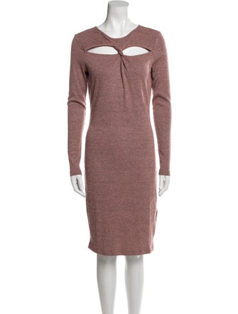 Walter Baker Scoop Neck Knee-Length Dress