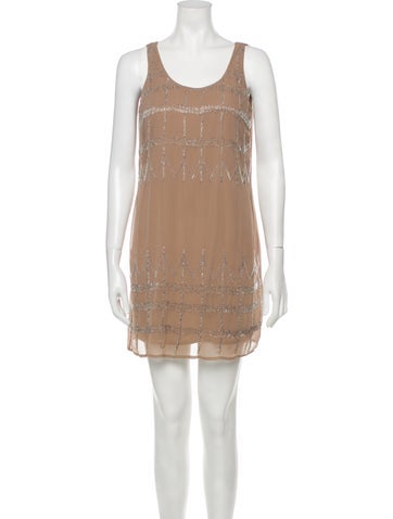 Walter Baker Dresses Scoop Neck Mini Dress S