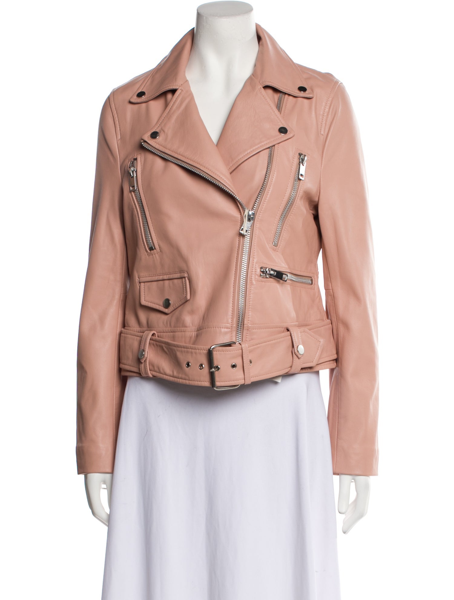 Walter Baker Lamb Leather Biker Jacket