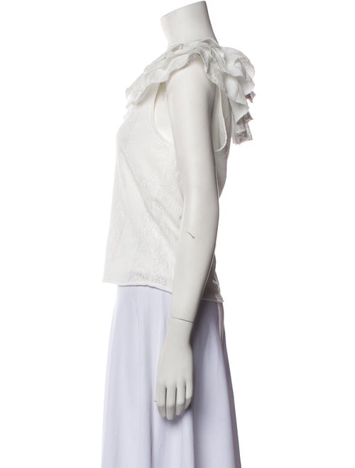 Walter Baker V-Neck Short Sleeve Crop Top