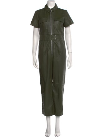 Walter Baker Lamb Leather Jumpsuit
