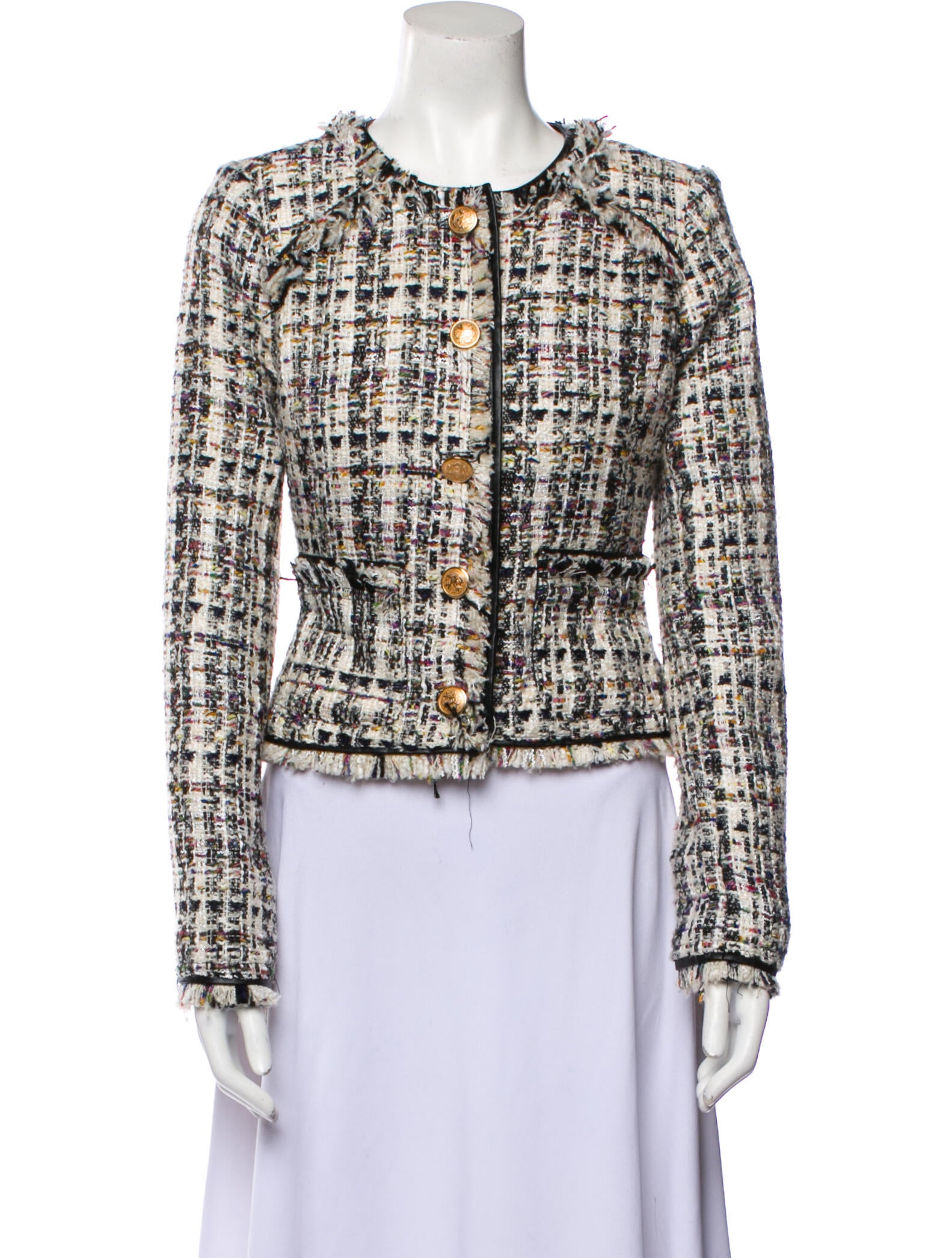 Walter Baker Tweed Pattern Evening Jacket