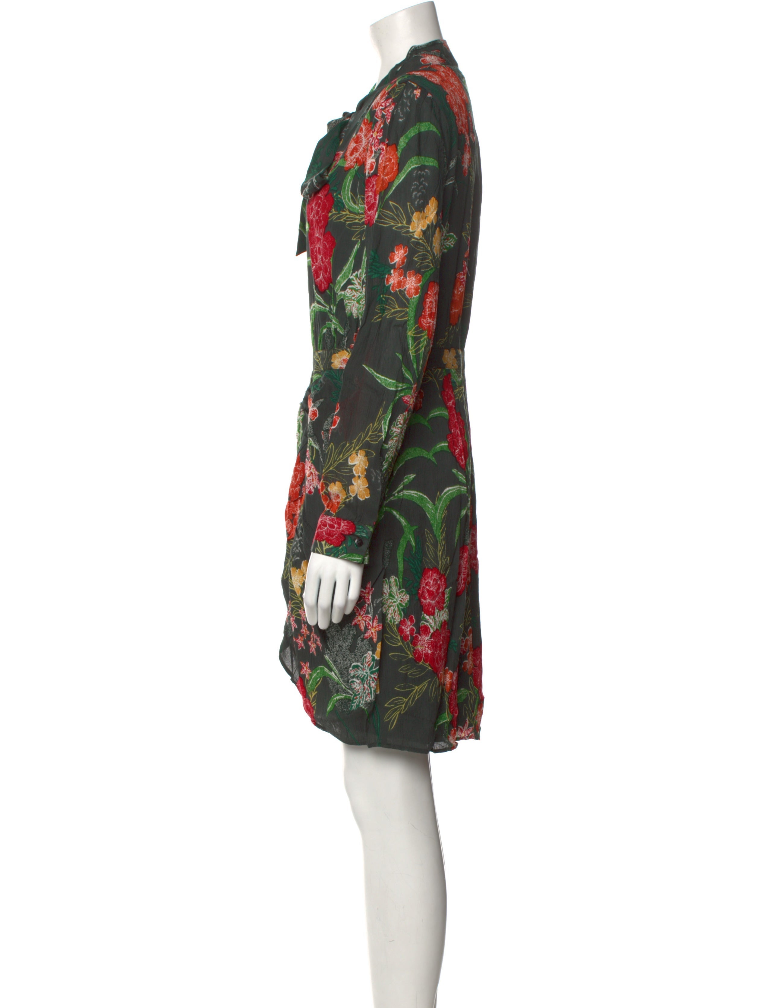 Walter Baker Floral Print Mini Dress
