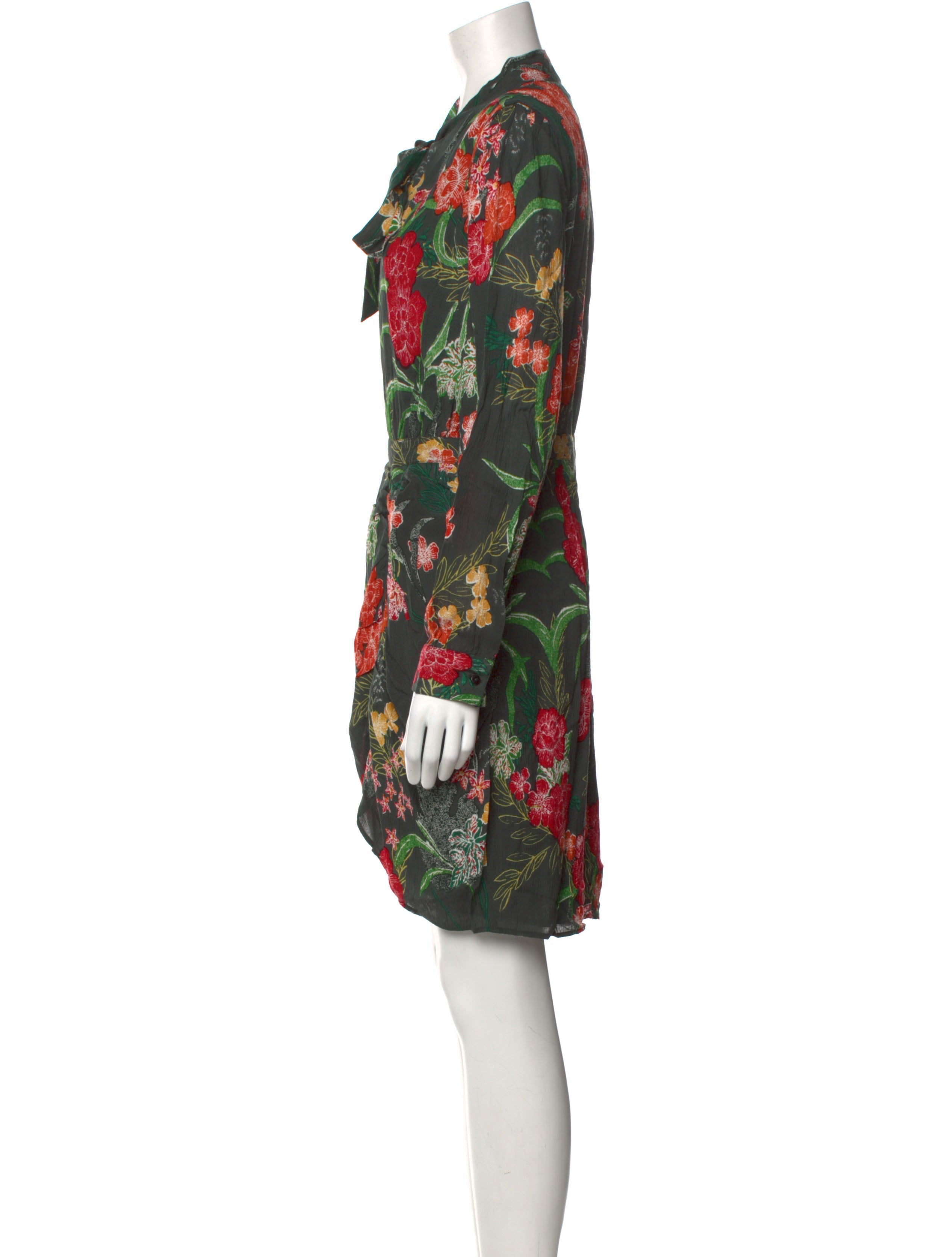 Walter Baker Floral Print Mini Dress
