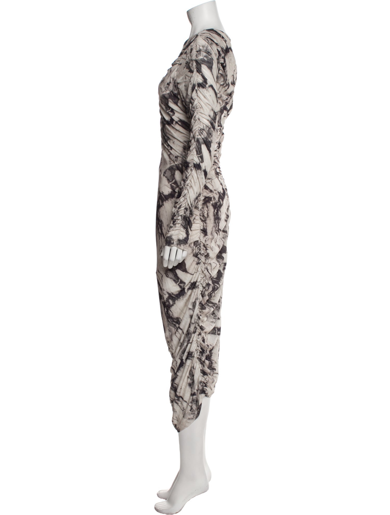 Walter Baker Animal Print Long Dress