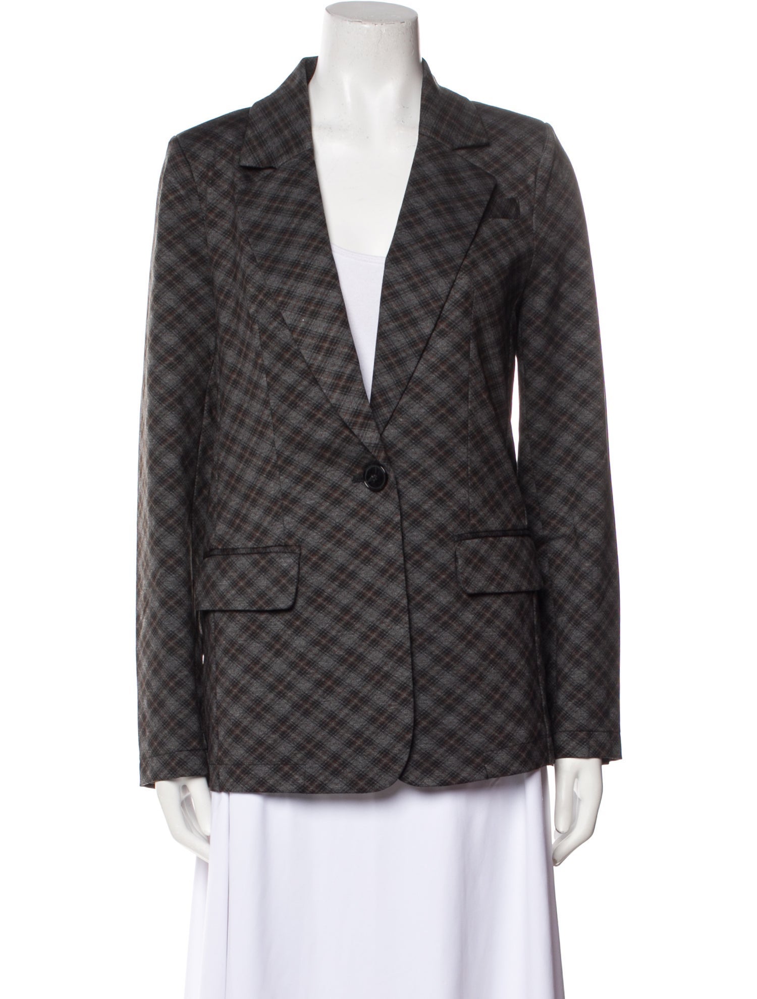 Walter Baker Plaid Print Blazer w/ Tags