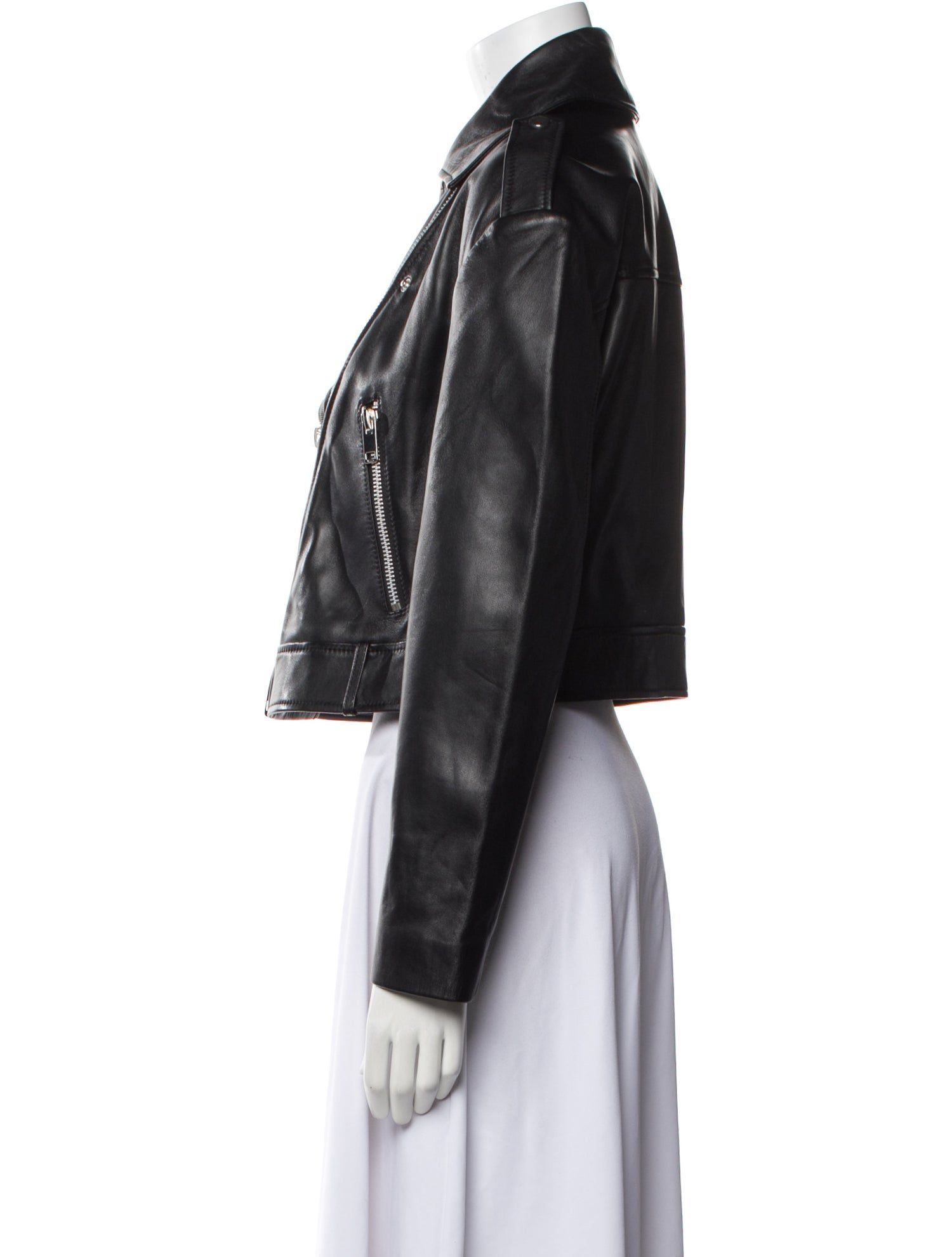 Diane von Furstenberg Biker Jacket - Green Jackets, Clothing
