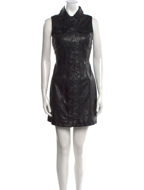 Walter Baker Lamb Leather Mini Dress