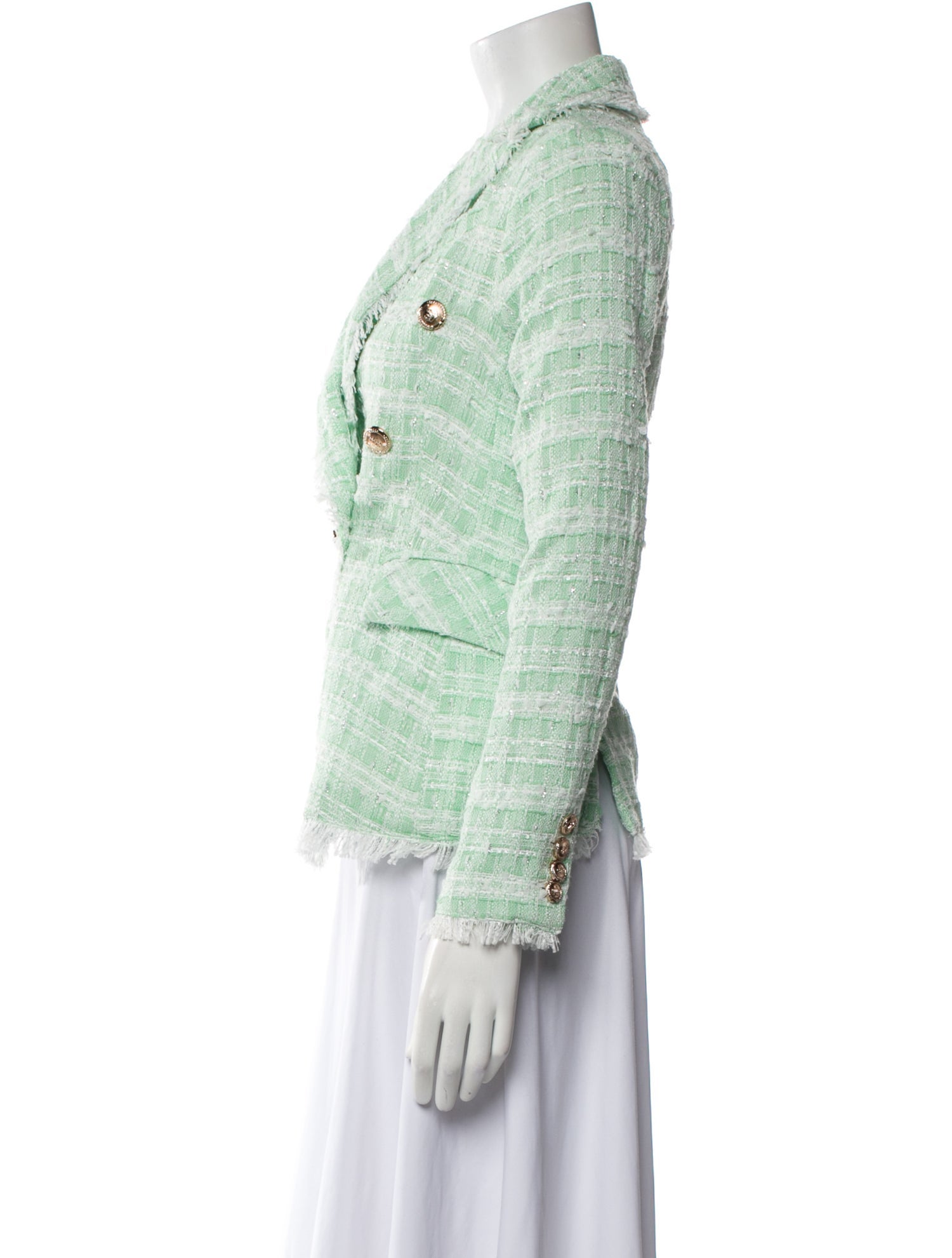 Walter Baker Tweed Pattern Blazer