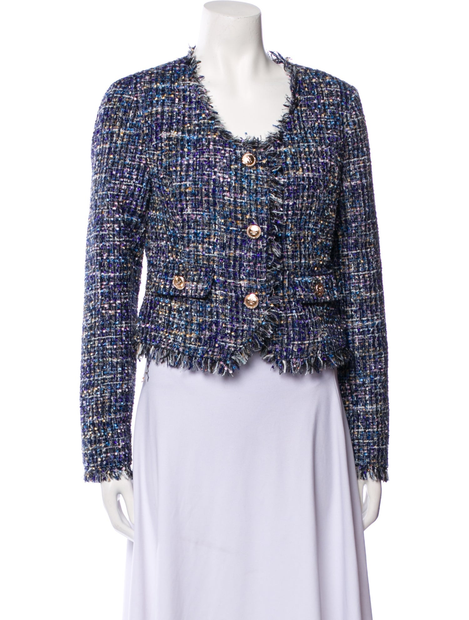 Walter Baker Tweed Pattern Evening Jacket