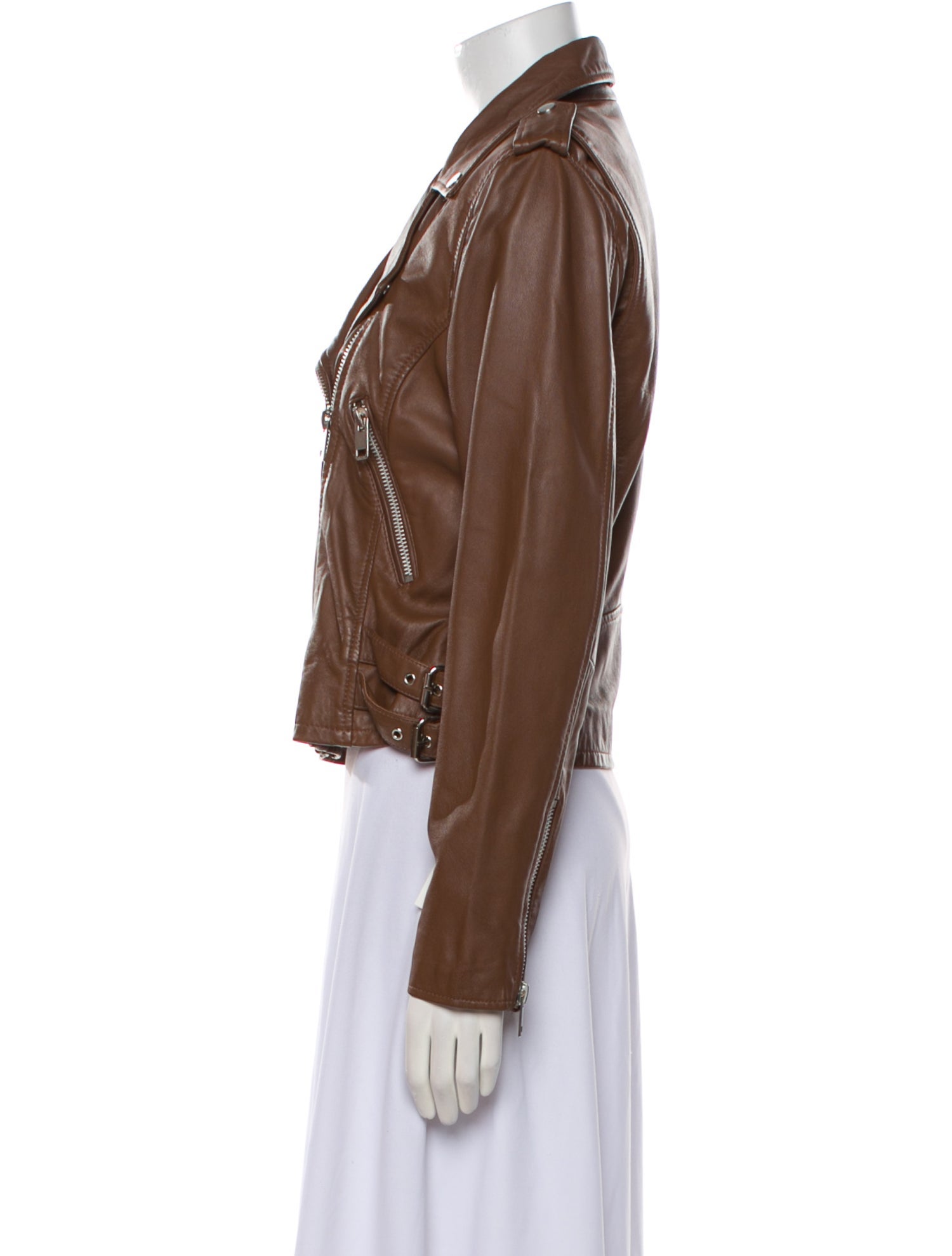 Walter Baker Lamb Leather Biker Jacket