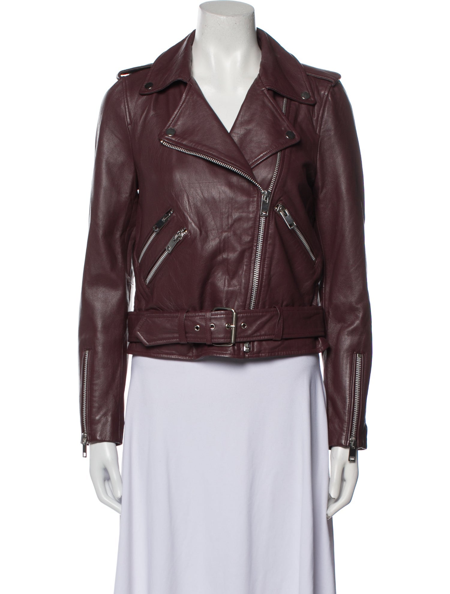 Walter Baker Lamb Leather Biker Jacket
