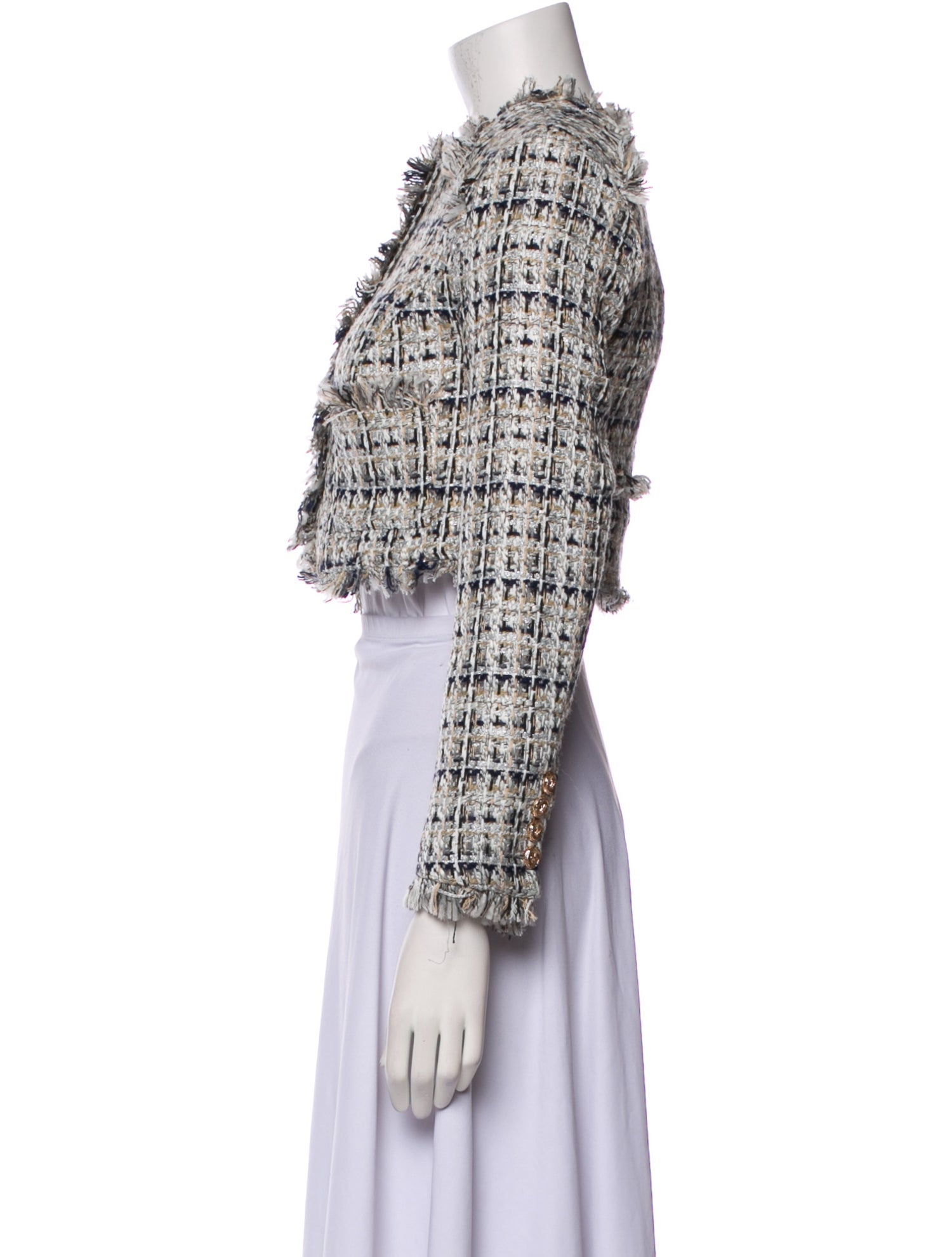 Walter Baker Tweed Pattern Bolero w/ Tags