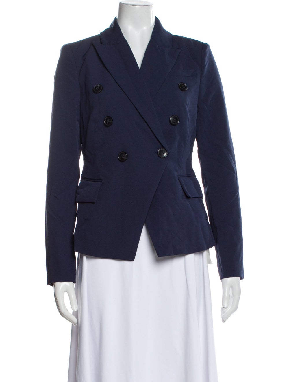 Walter Baker Blazer Blue Pointed Collar - image 1