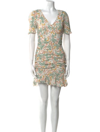 Walter Baker Floral Print Mini Dress