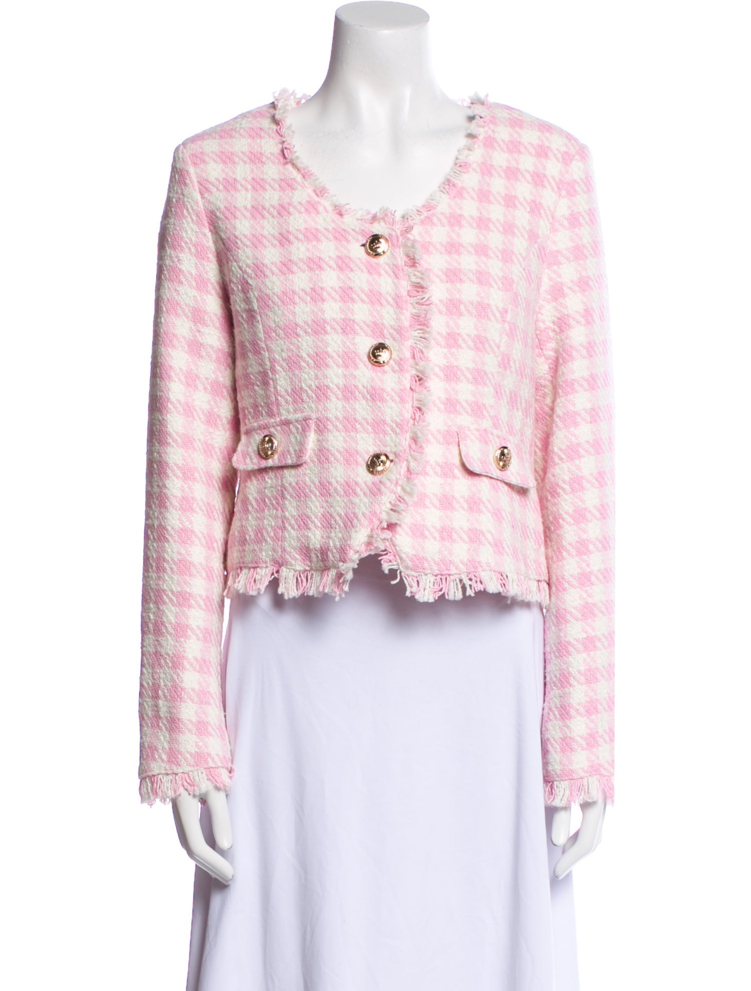 Walter Baker Tweed Pattern Blazer