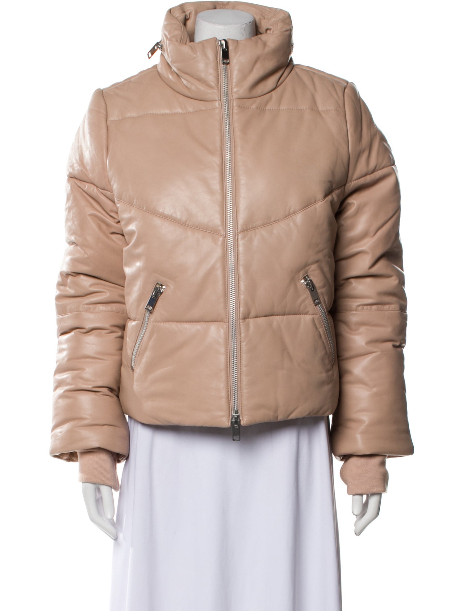 Walter Baker Leather Bomber Jacket