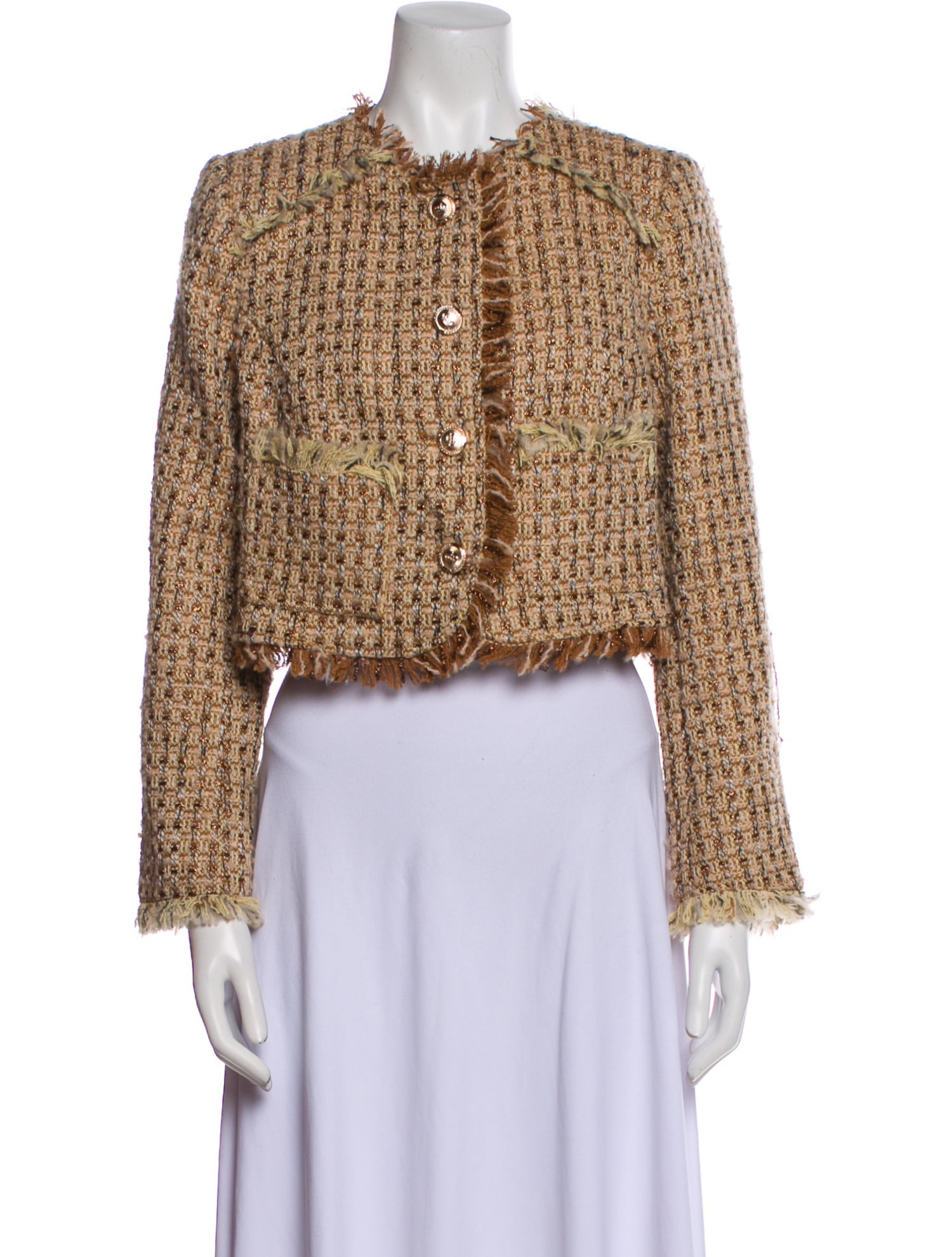 Walter Baker Tweed Pattern Evening Jacket w/ Tags