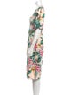 Walter Baker Floral Print Midi Length Dress