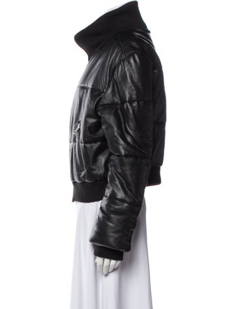 Walter Baker Leather Bomber Jacket