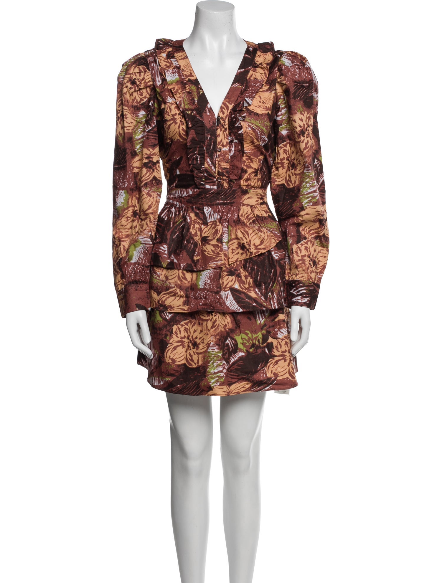 Walter Baker Floral Print Mini Dress