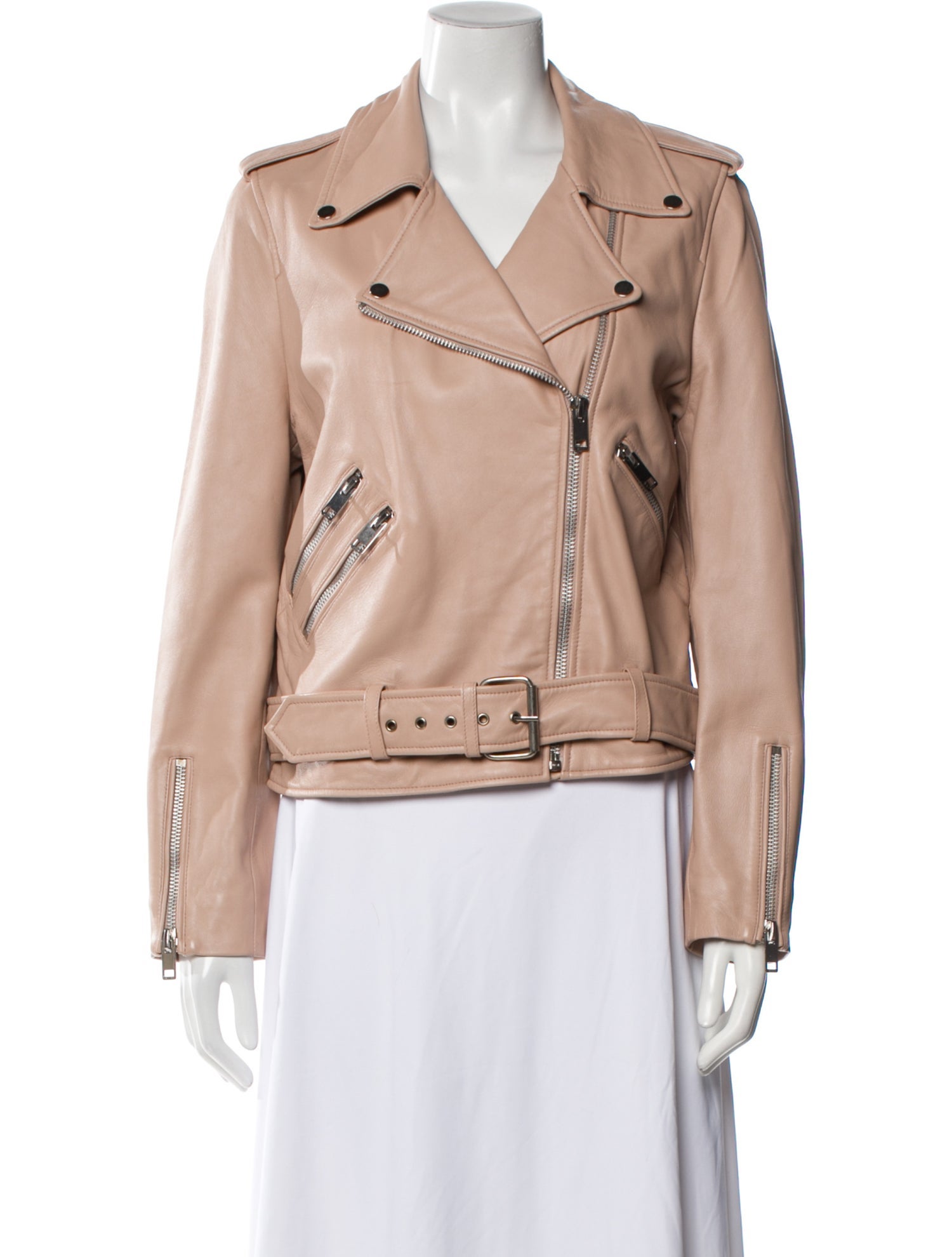 Walter Baker Lamb Leather Biker Jacket