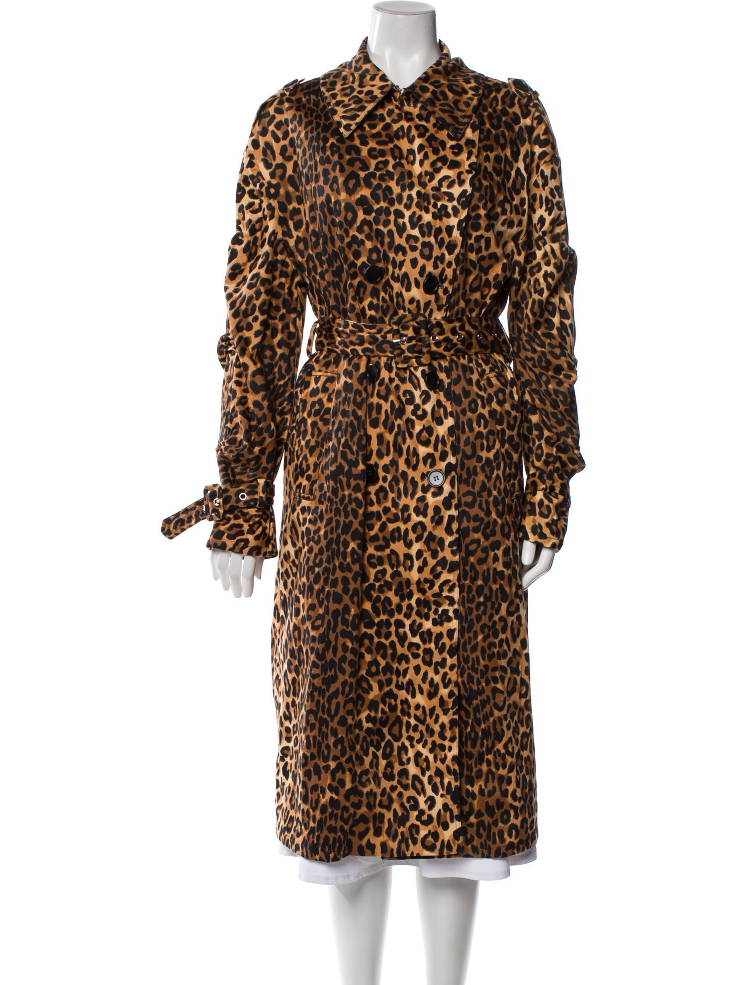 Walter Baker Animal Print Trench Coat w/ Tags
