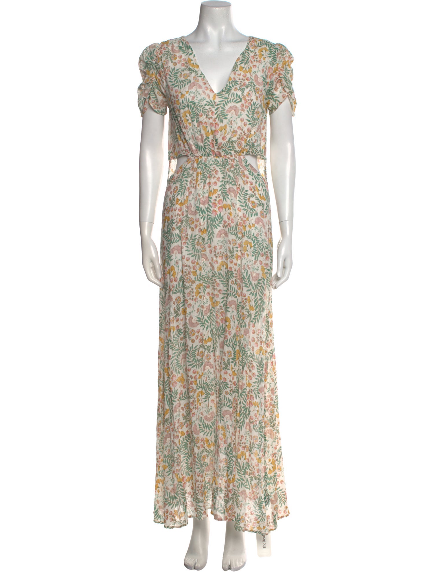 Walter Baker Floral Print Long Dress