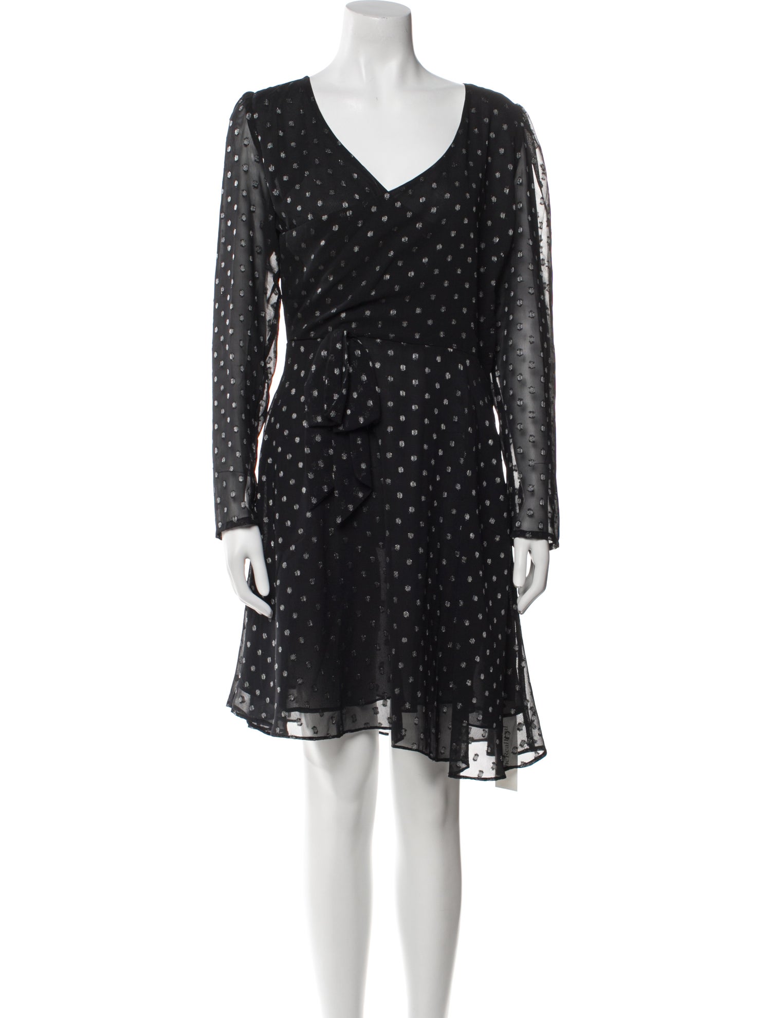 Walter Baker Polka Dot Print Knee-Length Dress w/ Tags