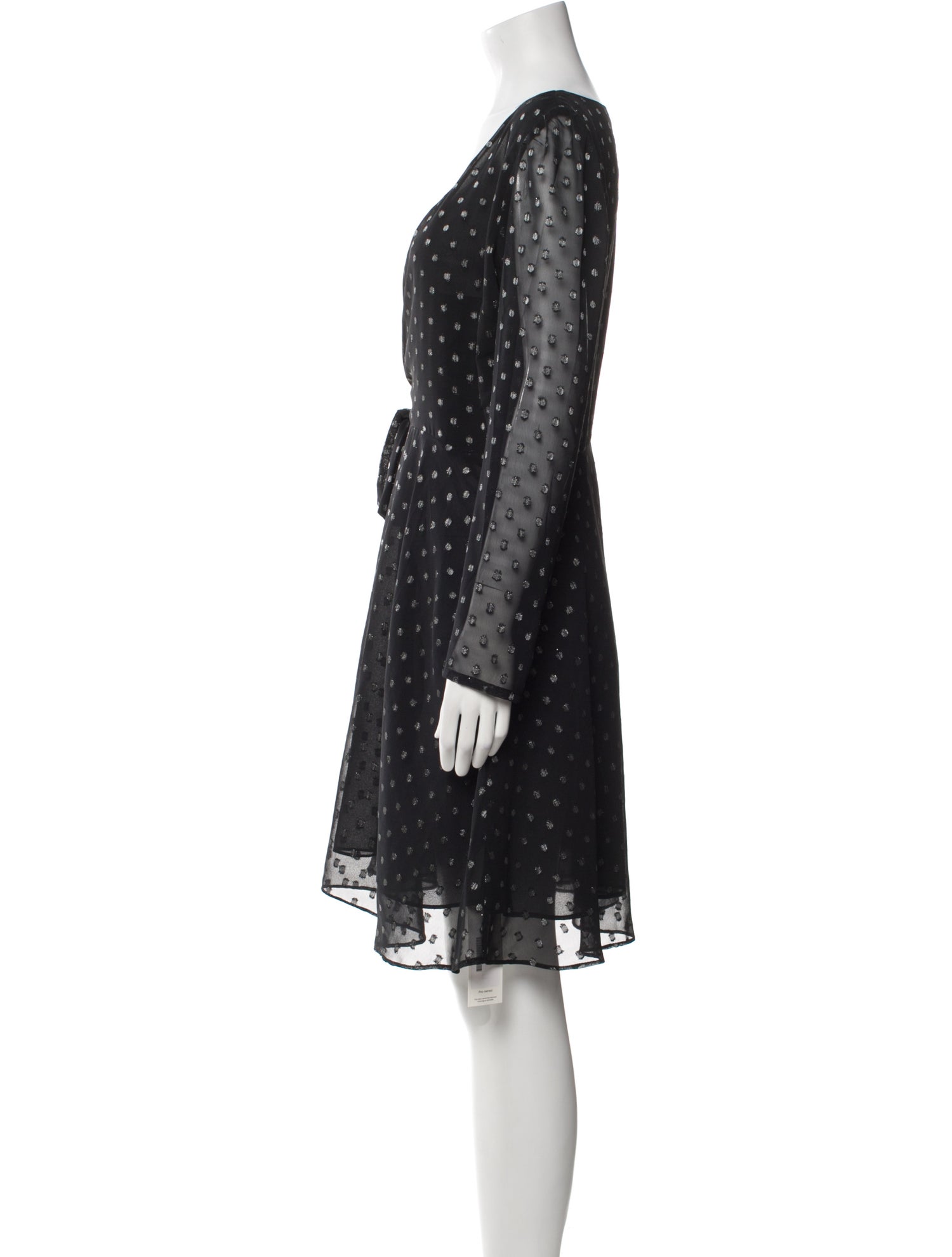 Walter Baker Polka Dot Print Knee-Length Dress w/ Tags