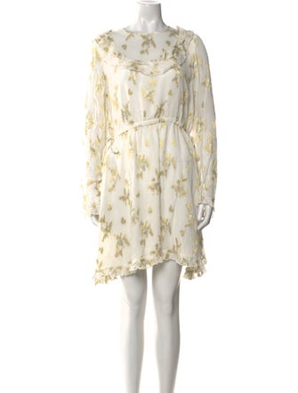 Walter Baker Floral Print Mini Dress