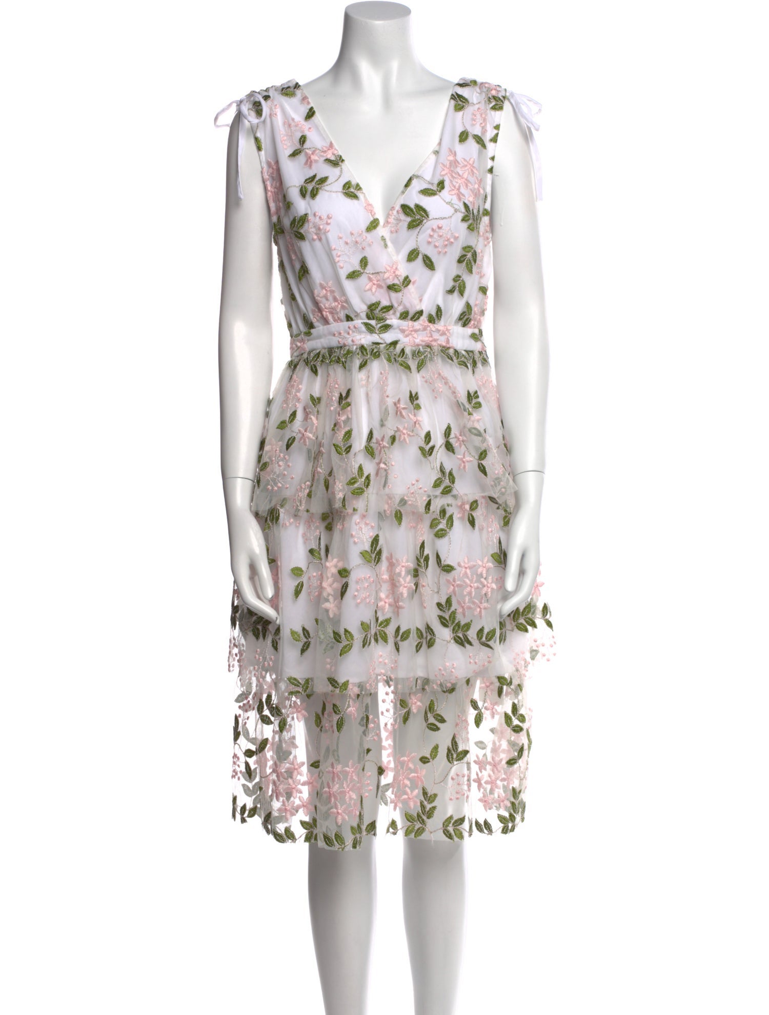 Walter Baker Floral Print Knee-Length Dress w/ Tags