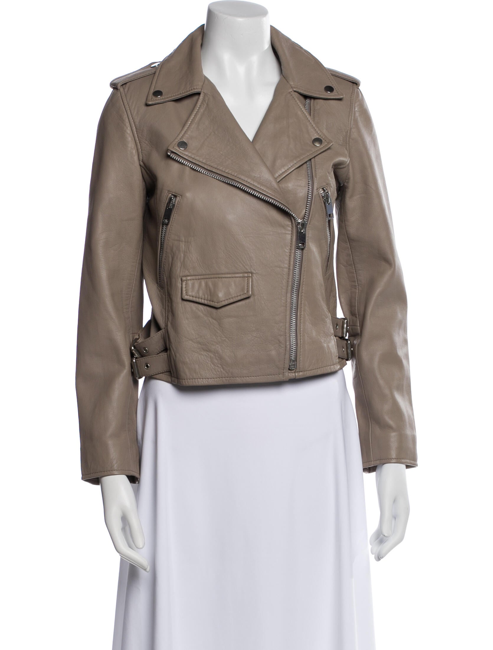 Walter Baker Lamb Leather Biker Jacket
