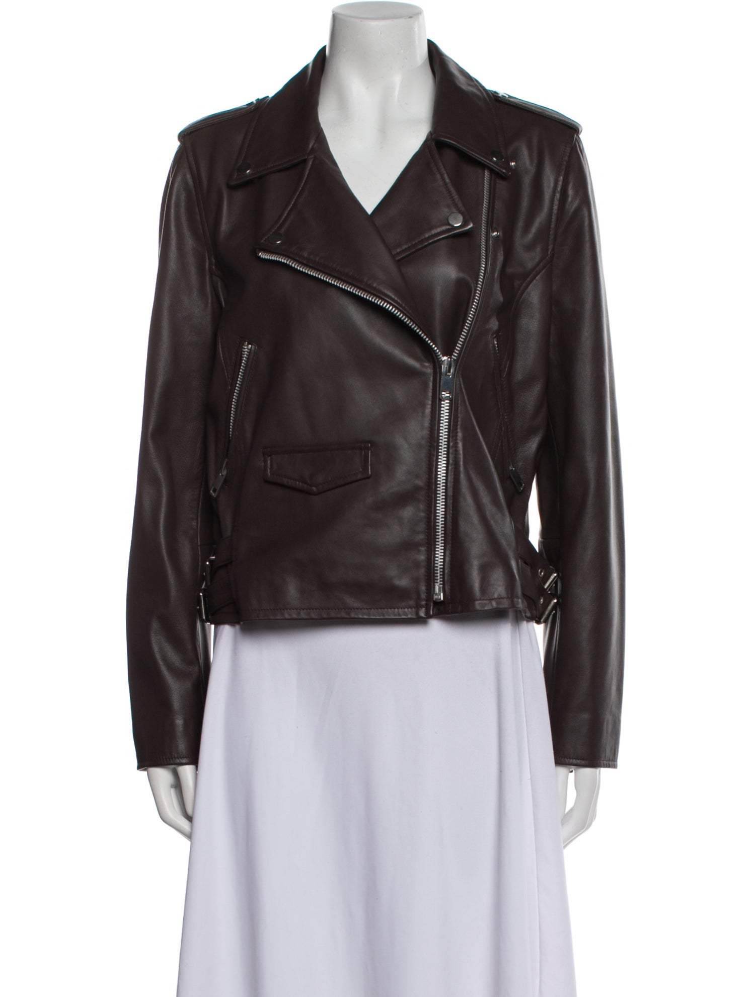 Walter Baker Lamb Leather Biker Jacket
