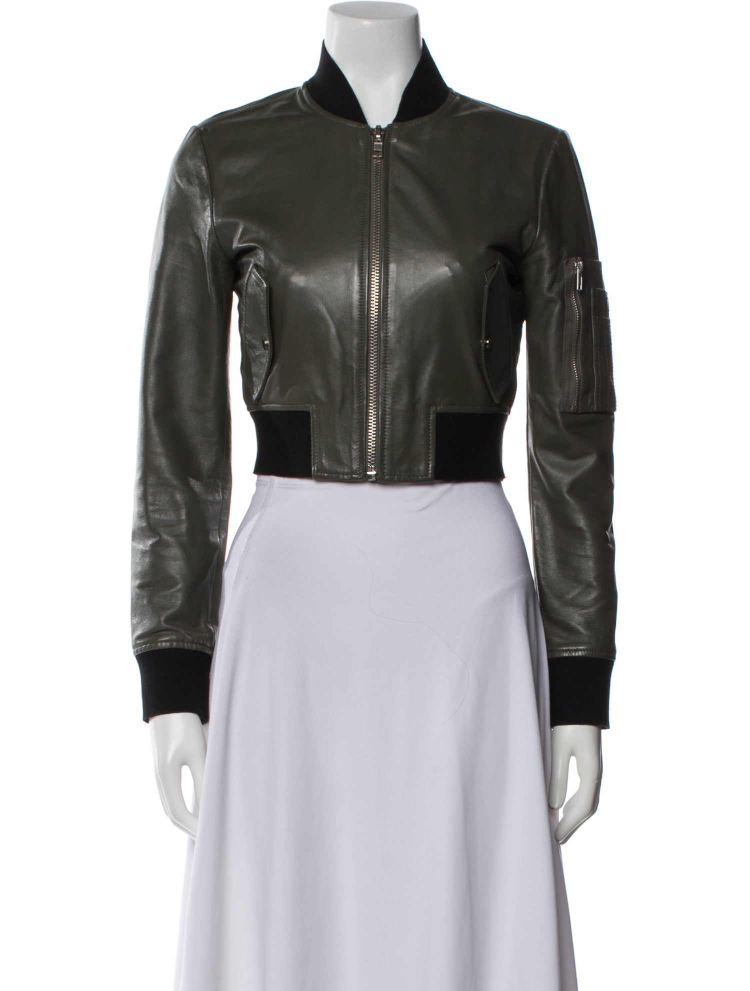 Walter Baker Leather Bomber Jacket